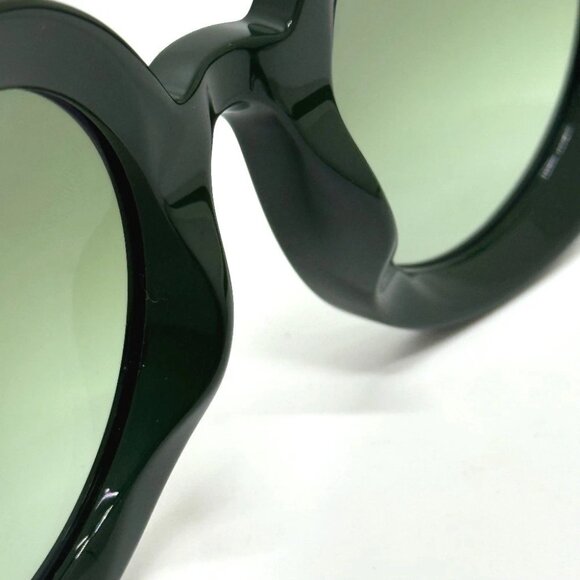 CHANEL 5489-A CC Mark Round Shape Eyewear sunglasses Plastic Green - Picture 9 of 12